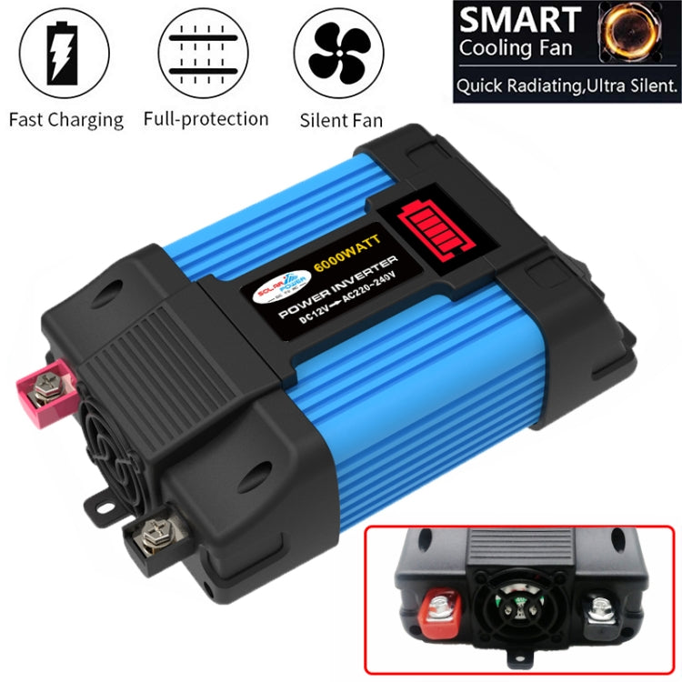 12V-220V 500W SOLIKE TECH Vehicle Inverter Sine Wave Convertor Auto Inverter - Pure Sine Wave by SOLIKE TECH | Online Shopping UK | buy2fix