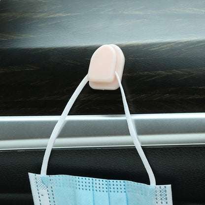 Mini Car Front Row Central Control Convenient Self-adhesive Hook, Color: Pink - Car Holders by buy2fix | Online Shopping UK | buy2fix