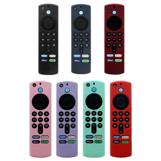 2pcs Remote Control Case For Amazon Fire TV Stick 2021 ALEXA 3rd Gen With Airtag Holder(Pink) by buy2fix