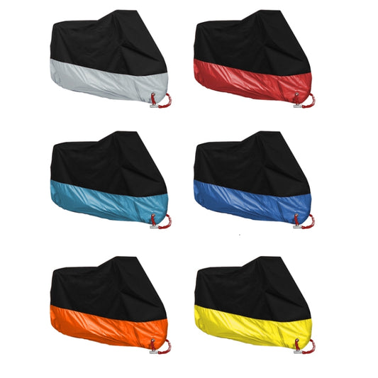190T Motorcycle Rain Covers Dustproof Rain UV Resistant Dust Prevention Covers, Size: XXXXL(Black and Green) by buy2fix