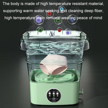 4.5L Mini Portable Folding Household Washing Machine Underwear Washer, Color: Fruit Green(UK Plug) - Washing Machines & Accessories by buy2fix | Online Shopping UK | buy2fix