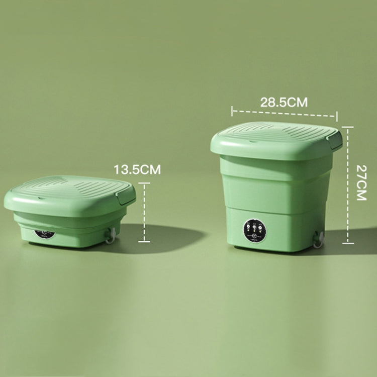 4.5L Mini Portable Folding Household Washing Machine Underwear Washer, Color: Fruit Green(UK Plug) - Washing Machines & Accessories by buy2fix | Online Shopping UK | buy2fix