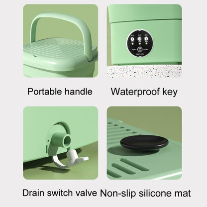 4.5L Mini Portable Folding Household Washing Machine Underwear Washer, Color: Fruit Green(UK Plug) - Washing Machines & Accessories by buy2fix | Online Shopping UK | buy2fix