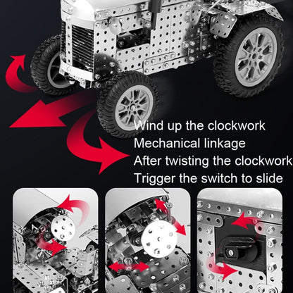 Mechanical Ferris Wheel High Difficulty Building Block Adults Handmade Assembly Power Strip Linkage Mechanical Toy Metal Assembly Model - Building Blocks by buy2fix | Online Shopping UK | buy2fix