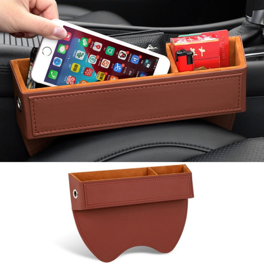 Car Crevice Sundries Storage Box Car Interior Decoration Supplies, Color: Light Brown Co-pilot - Stowing Tidying by buy2fix | Online Shopping UK | buy2fix