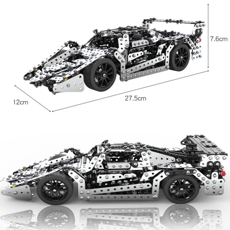 Assembly Metal Car Model Intelligence Handmade Assembly Toy Building Block - Building Blocks by buy2fix | Online Shopping UK | buy2fix