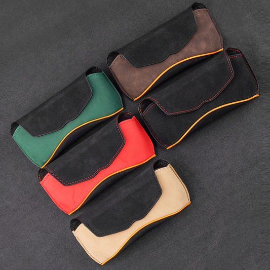 Car Sun Visor Multifunctional Glasses Case Card Storage Bracket(Mocha Brown) by buy2fix