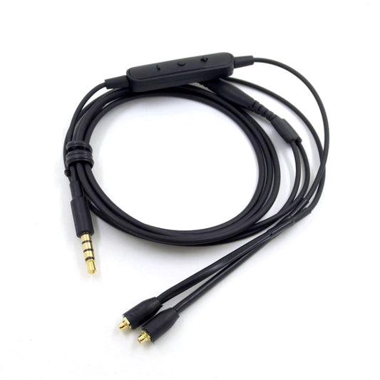 For Shure SE215+ MMCX Interface Audio Headphone Cable With Wire Control and Call Function by buy2fix
