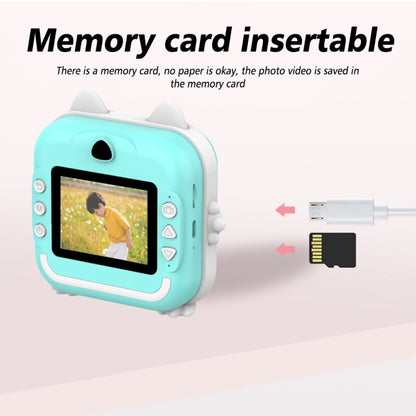 Children Instant Camera Mini Thermal HD Printer Video Photo Digital Camera, Spec: 32G Pink by buy2fix