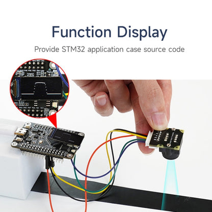 Yahboom Single Column CCD Camera Module Linear Array Sensor, Model: TSL1401+Bracket - Robotics Accessories by Yahboom | Online Shopping UK | buy2fix