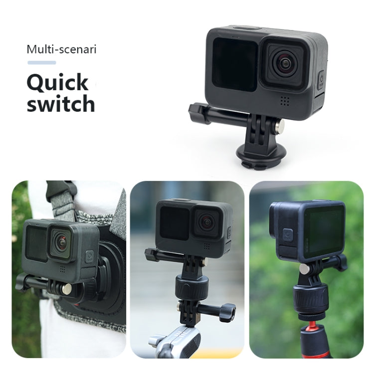 For GoPro/Insta360 GO 3 Action Camera Magnetic Gimbal Base Adapter Accessories(3pcs/set) - Connection Mount by buy2fix | Online Shopping UK | buy2fix