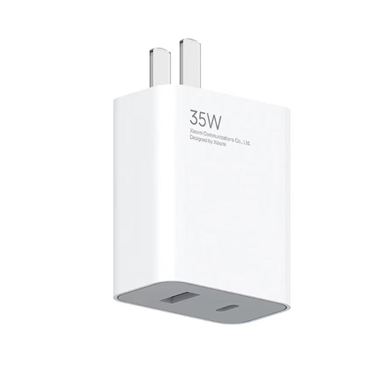 Original Xiaomi 35W USB-C+USB-A Fast Charge Portable Dual Port Charger, US Plug(White) - USB Charger by Xiaomi | Online Shopping UK | buy2fix