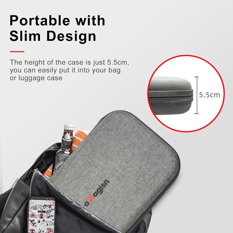 For Insta360 GO 3 AMagisn Accessory Storage Bag Portable Medium Clutch - Case & Bags by aMagisn | Online Shopping UK | buy2fix