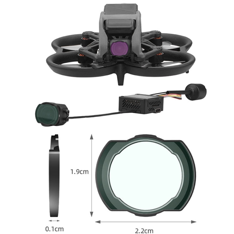 For DJI Avata BRDRC Filter O3 Image Transmission Lens Accessories, Color: ND16 Lens -  by BRDRC | Online Shopping UK | buy2fix