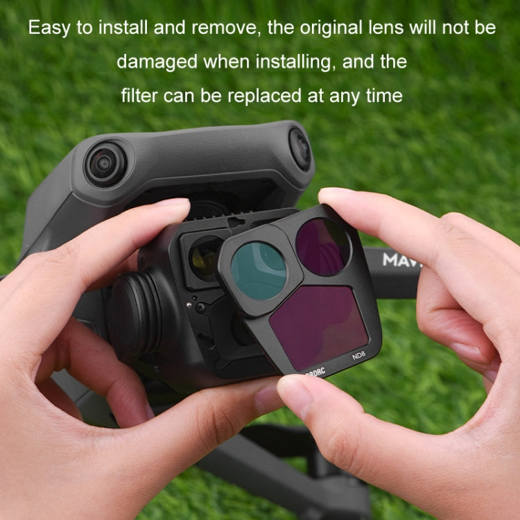 For DJI MAVIC 3PRO BRDRC Filter Accessories, Style: Adjustable VND2-5 Filter - Mavic Lens Filter by BRDRC | Online Shopping UK | buy2fix