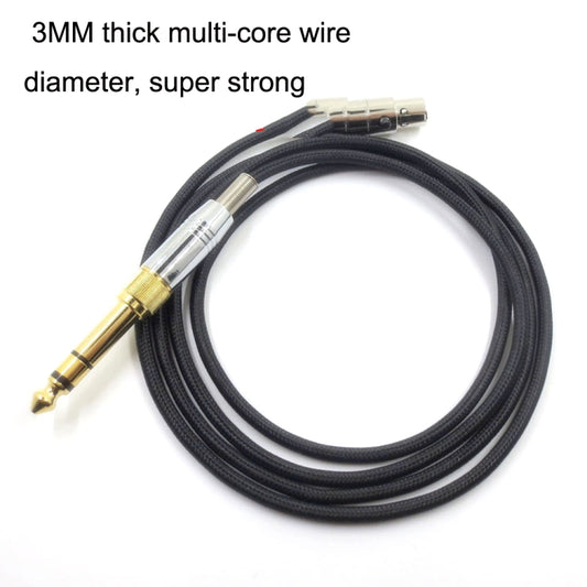 2m For K240 / K141 / K271 / K702 / Q701 / K712 Headphone Cable Mini Cartoon Head Upgrade Line(Black) by buy2fix