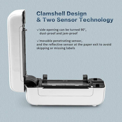 Phomemo PM246S Address Label Printer Thermal Paper Express E-Manifest Printer, Size: US(Green) - Printer by Phomemo | Online Shopping UK | buy2fix