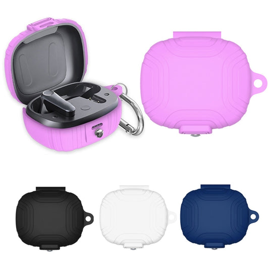 For EarFun Air Pro 3 Silicone Earphone Dustproof Storage Case(Light Purple) by buy2fix