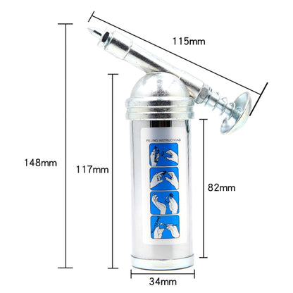 HSD HS-80CC Mini Hand-Press Manual Car Grease Filler Portable Oil Injection Pump - oil tank tubes & oil pumps by HSD | Online Shopping UK | buy2fix