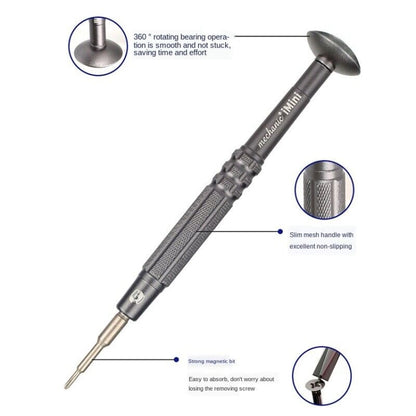 MECHANIC iMini Series Mobile Phone Repair Glasses Screw Batch Clock Tool, Series: Five Star 0.8 - Screwdriver by MECHANIC | Online Shopping UK | buy2fix