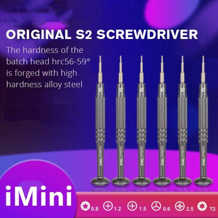 MECHANIC iMini Series Mobile Phone Repair Glasses Screw Batch Clock Tool, Series: Five Star 0.8 - Screwdriver by MECHANIC | Online Shopping UK | buy2fix