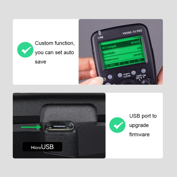 For Canon YONGNUO YN560-TX Pro High-speed Synchronous TTL Trigger Wireless Flash Trigger - Wireless Flash Trigger by YONGNUO | Online Shopping UK | buy2fix