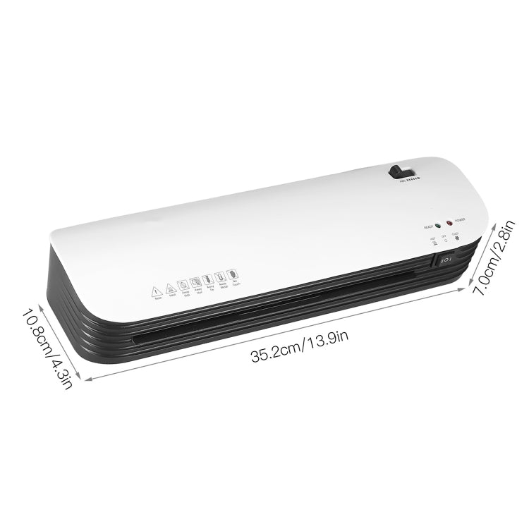 Osmile SL299 A4 Laminator Machine Set With 15 Laminating Pouches Paper Cutter Corner Rounder(UK Plug) by Osmile