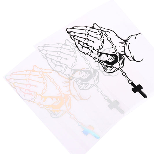 10pcs Car Stickers Car Rear Modification Plate Label(Black) by buy2fix