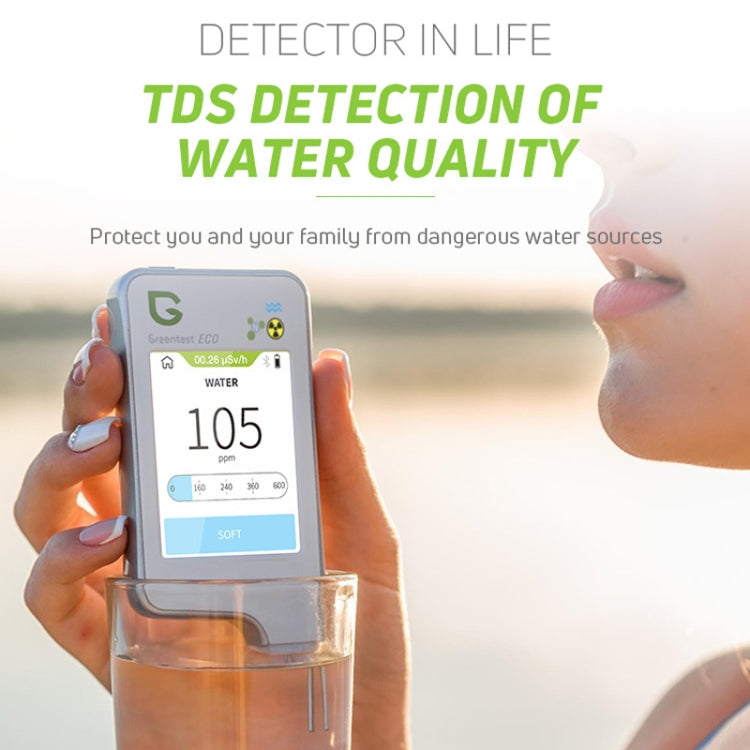 Greentest ECO6 Vegetable, Fruit, Meat Food Nitrate Water Quality Nuclear Radiation Environmental Detector, EU Plug(White) - Radiation Detector by Greentest | Online Shopping UK | buy2fix