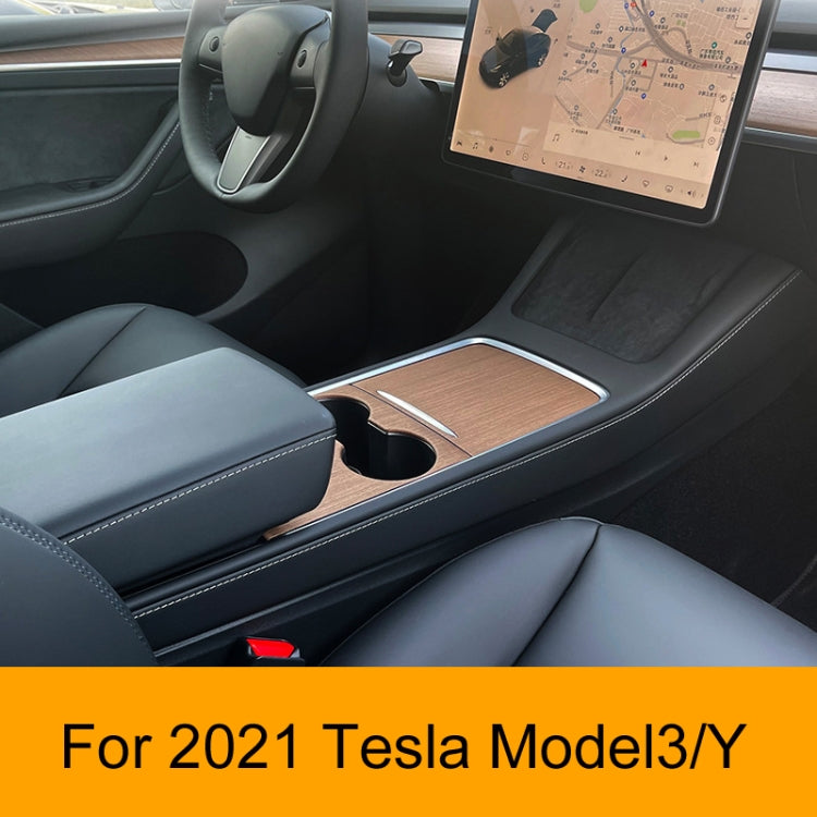 For Tesla Model3/Y Central Control Panel Modification Anti-Scratch Protective Sticker(Matte White) - Car Interior Mouldings by buy2fix | Online Shopping UK | buy2fix