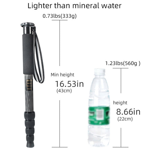 BEXIN P285C Carbon Fiber DSLR Camera Monopod Mountaineering Stick Photography Selfie Holder by BEXIN