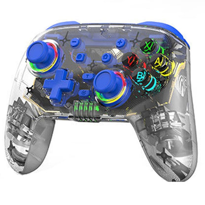 For PS3 / PS4 Dual Vibration Wireless Gamepad With RGB Lights(Blue) - Gamepads by buy2fix | Online Shopping UK | buy2fix