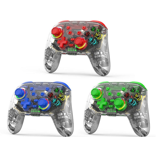 For PS3 / PS4 Dual Vibration Wireless Gamepad With RGB Lights(Red) by buy2fix
