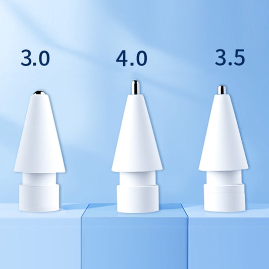 For Apple Pencil 1/2 Generation Modified Metal Wear-Resistant Paper-Like Needle Tube Nib, Color: 4.0 Extended Reform Silver by buy2fix