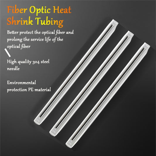 100pcs/pack 60mm Single Pin Optical Fiber Heat Shrinkable Tube Optical Hot Melt Tube by buy2fix
