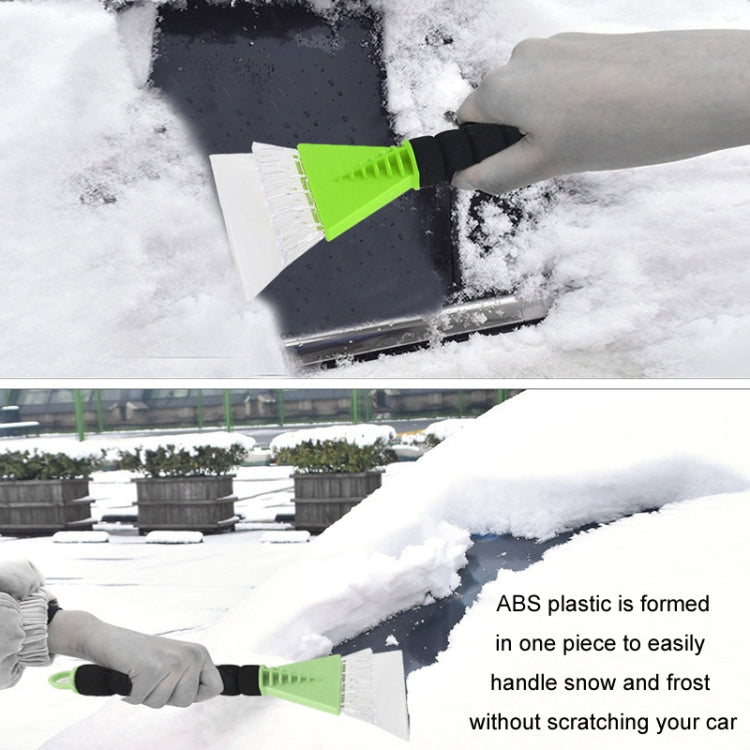 Car De-icer Shovel Multifunctional Frost Scraping Snow Sweeping Brush(Black) - Ice Scraper by buy2fix | Online Shopping UK | buy2fix