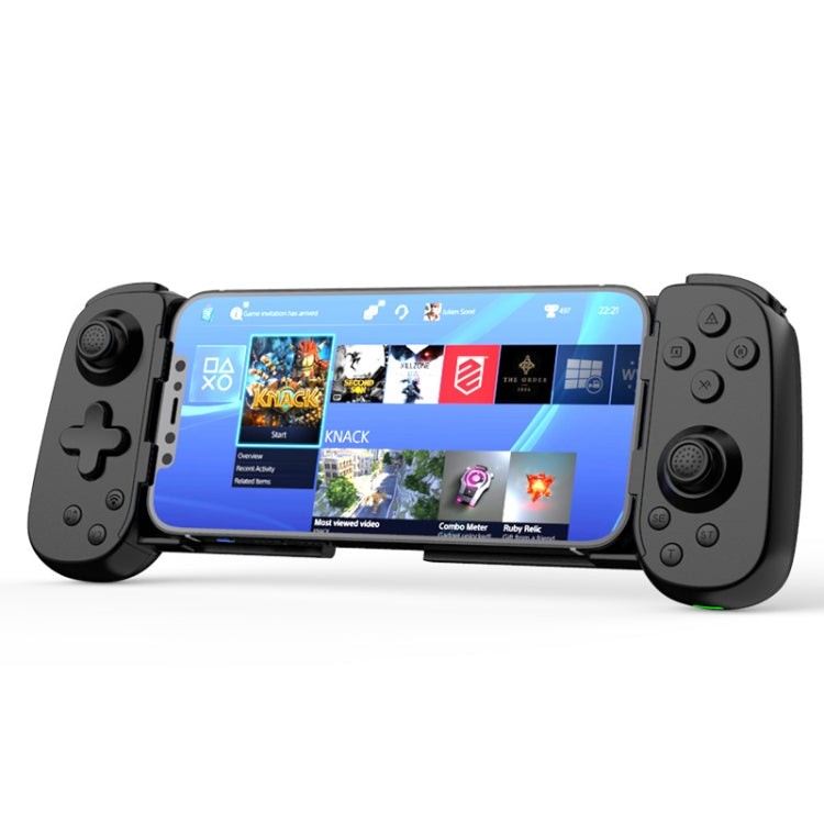 D6  Bluetooth Retractable Gamepad Dual Hall Six-Axis Somatosensory For Android/IPhone /Switch(White Red) - Gamepads by buy2fix | Online Shopping UK | buy2fix