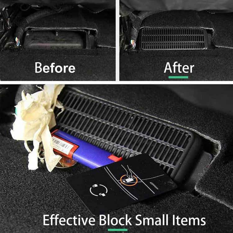 For Tesla Model 3 Buckle Model Protective Cover for Air Outlet Under Car Seat Air Conditioning Air Intake Filter - Air Conditioning System by buy2fix | Online Shopping UK | buy2fix