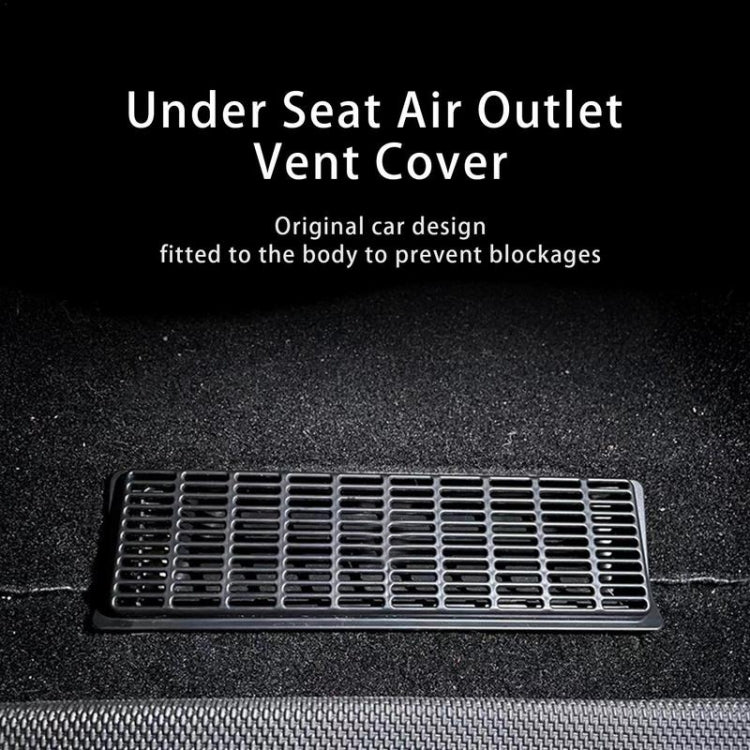 For Tesla Model 3 Buckle Model Protective Cover for Air Outlet Under Car Seat Air Conditioning Air Intake Filter - Air Conditioning System by buy2fix | Online Shopping UK | buy2fix