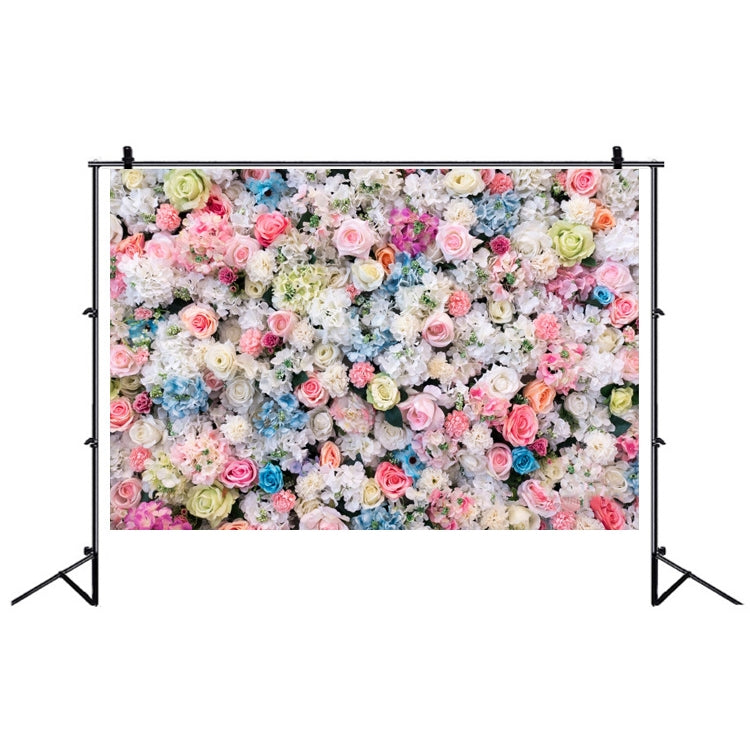 2.1 X 1.5m Festive Photography Backdrop 3D Wedding Flower Wall Hanging Cloth, Style: C-1886 - Valentines Day by buy2fix | Online Shopping UK | buy2fix