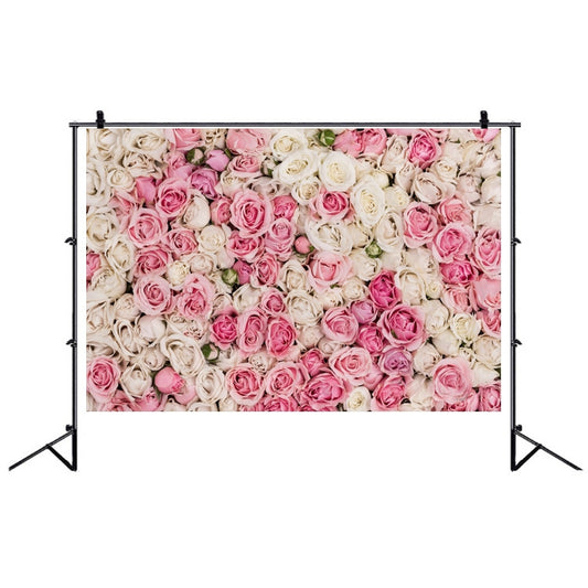 2.1 X 1.5m Festive Photography Backdrop 3D Wedding Flower Wall Hanging Cloth, Style: C-1891 by buy2fix