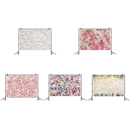 2.1 X 1.5m Festive Photography Backdrop 3D Wedding Flower Wall Hanging Cloth, Style: C-1856 by buy2fix
