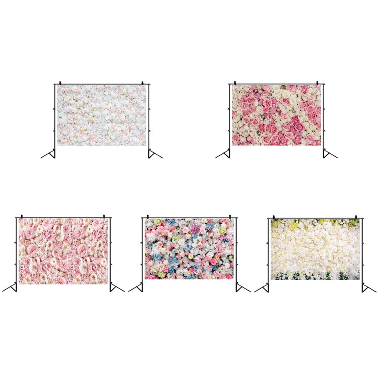 2.1 X 1.5m Festive Photography Backdrop 3D Wedding Flower Wall Hanging Cloth, Style: C-1889 - Valentines Day by buy2fix | Online Shopping UK | buy2fix