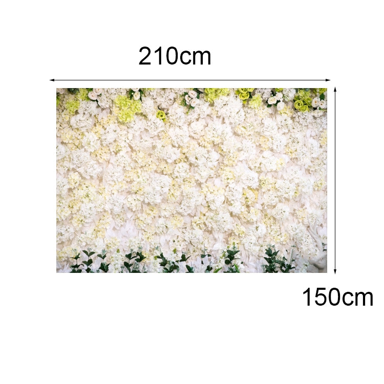 2.1 X 1.5m Festive Photography Backdrop 3D Wedding Flower Wall Hanging Cloth, Style: C-1888 - Valentines Day by buy2fix | Online Shopping UK | buy2fix