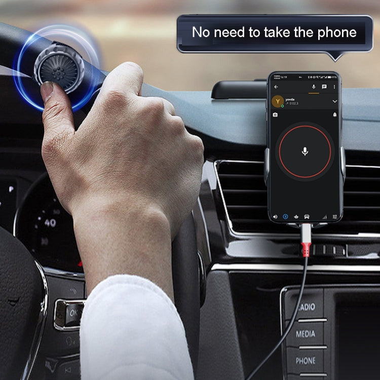 For ZELLO Wireless Bluetooth Push Button Car Riding Transmitter(Black) - Bluetooth Car Kits by buy2fix | Online Shopping UK | buy2fix