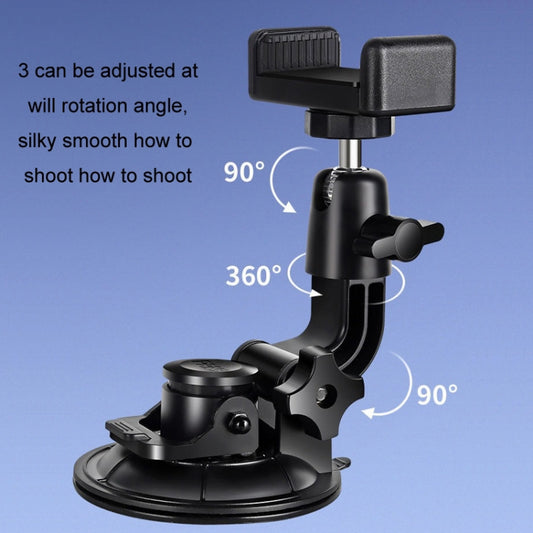 Car Suction Cup Mobile Phone Navigation Live Broadcast Shooting Bracket, Specification: Without Bluetooth by buy2fix