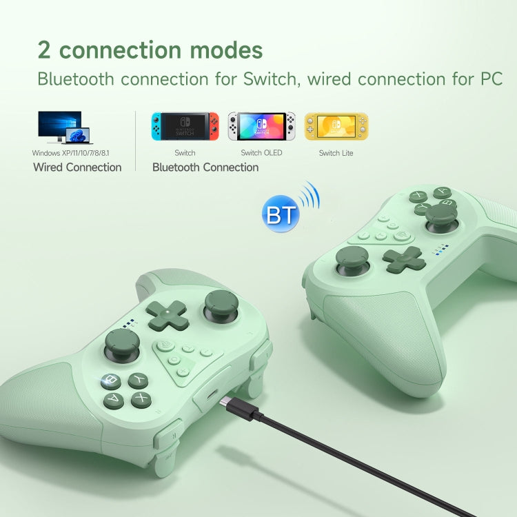 EasySMX T37 Wireless Joysticks Game Controller For Switch / Switch OLED / Switch Lite / PC(Green) - Gamepads by EasySMX | Online Shopping UK | buy2fix