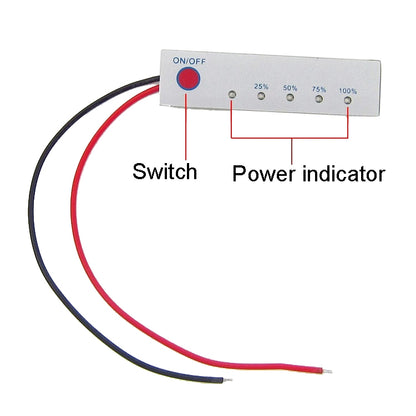 Lithium Battery Power Display Board Iron Phosphate Indicator Board, Specification: 4S 16.8V Lithium Battery - Other Accessories by buy2fix | Online Shopping UK | buy2fix