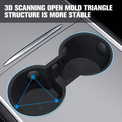 For Tesla Model Y / 3 Water Cup Limited Device Center Control Water Cup Holder(Black) by buy2fix