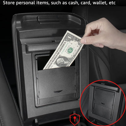 For Tesla Model Y / 3 Armrest Hidden Storage Box Central Control Storage Box by buy2fix